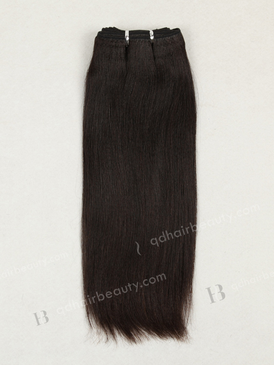 In Stock Chinese Virgin Hair 12" Light Yaki Natural Color Machine Weft SM-734